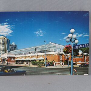 Vintage Postcard - Crystal Garden Building Victoria Canada -Wright Everytime